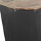 Homeroots Black Metal & Natural Wood Hinged-Top Side Table 380665 - alternate 3